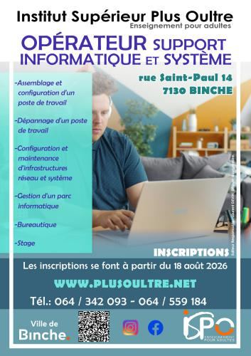 Opérateur support informatique et système